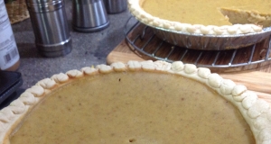 Sugarless Pumpkin Pie I