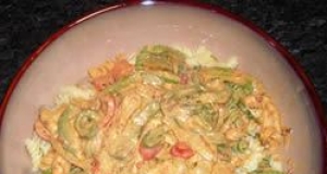 Chicken with Pepper Cheese Sauce