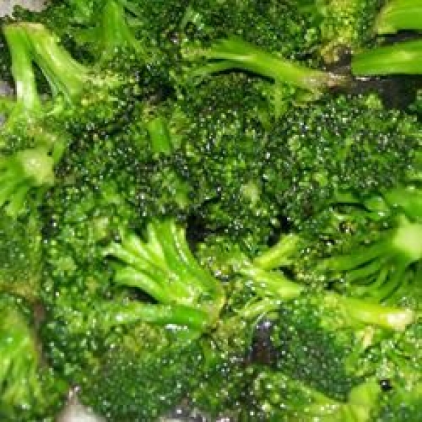 Broccoli in Roast Chicken Drippings