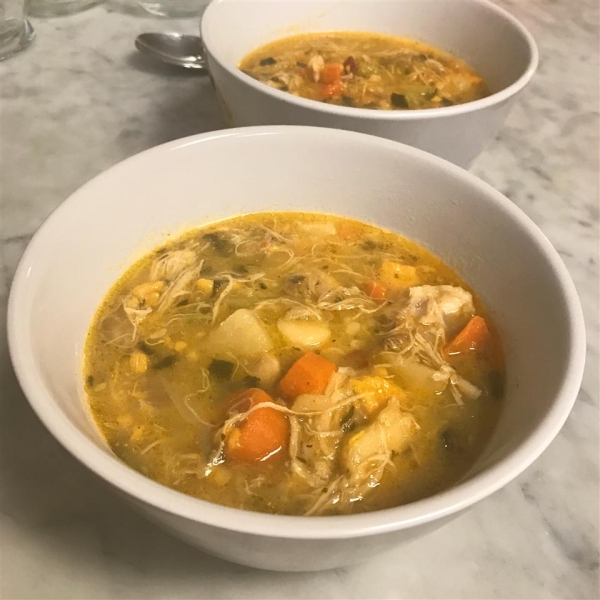 White Wine Chicken Soup