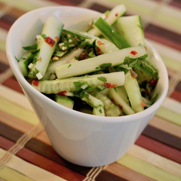 Cilantro Lime Cucumber Salad