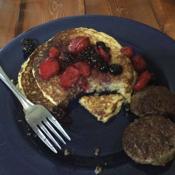 Buttermilk Oatmeal Pancakes