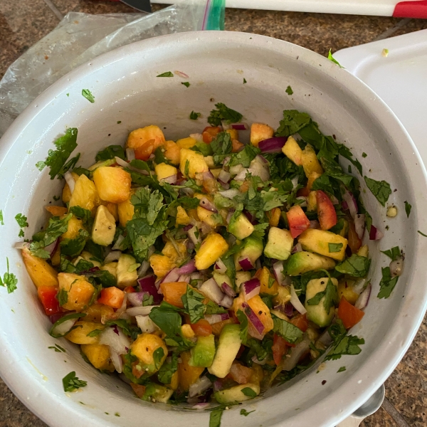 Peach Avocado Salsa