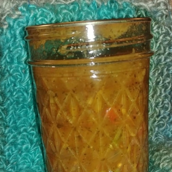 Golden Tomato and Peach Salsa