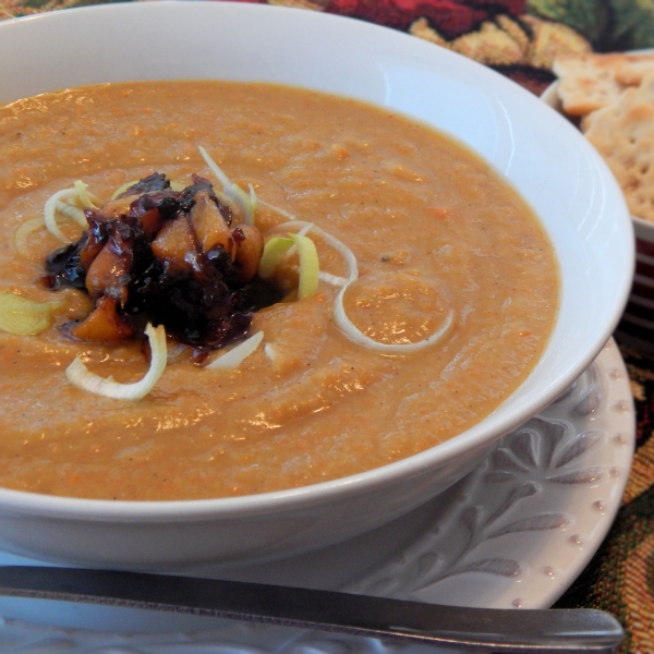 Butternut Squash Leek Soup