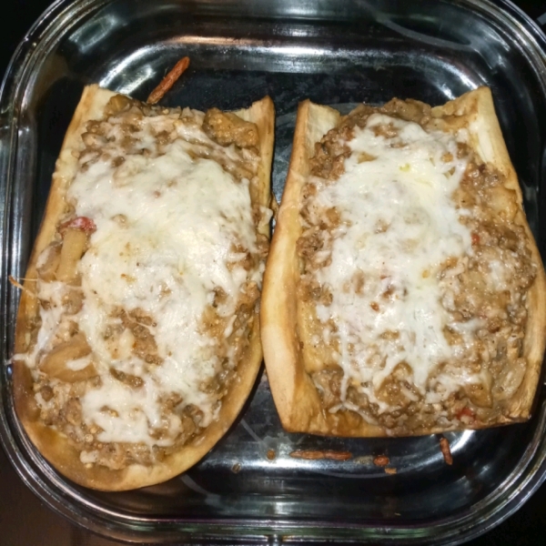 Baked Eggplant with Ground Beef