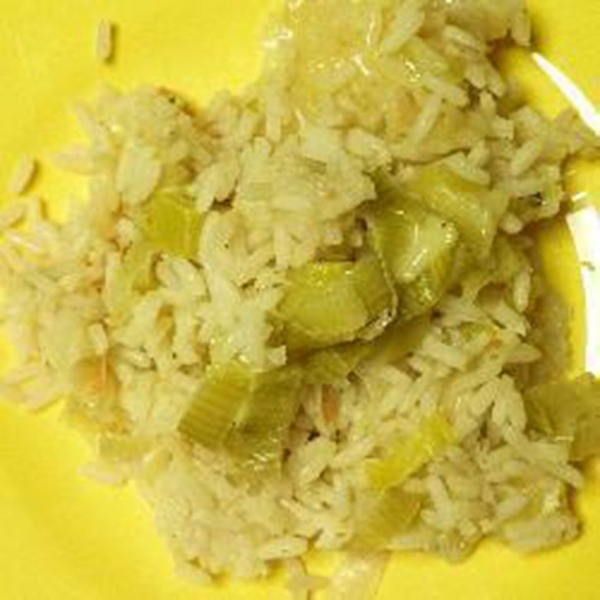 Swiss Rice and Leeks