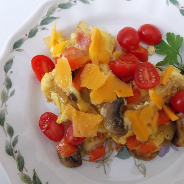 Veggie Scrambled Eggs