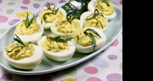 Tarragon-Honey Mustard Deviled Eggs