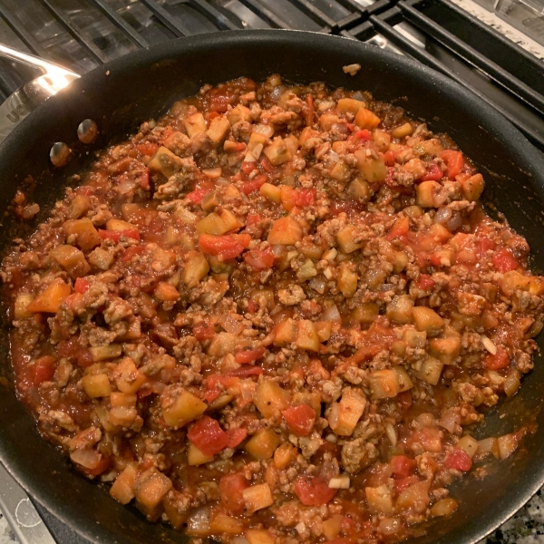 Eggplant Bolognese