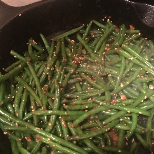 Quick Sesame Green Beans