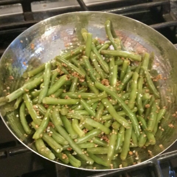 Quick Sesame Green Beans