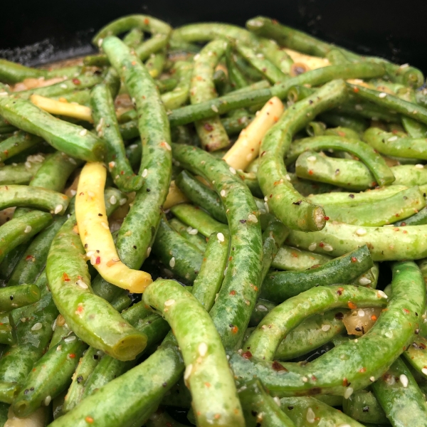 Quick Sesame Green Beans