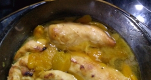 Moroccan Peach Roasted Chicken