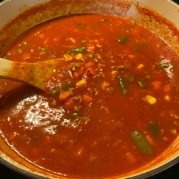 Martha's Vegetable Beef Soup