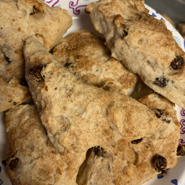 Cinnamon-Raisin Yogurt Biscuits