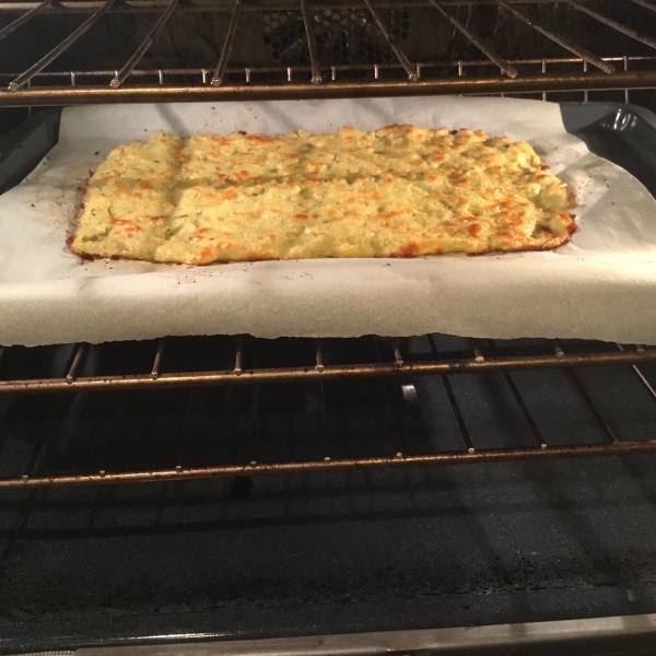 Cheesy Cauliflower Pizza Crust