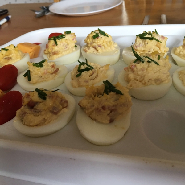 BLT Deviled Eggs