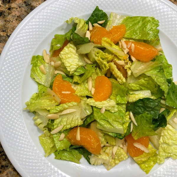 Tossed Romaine and Orange Salad