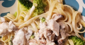 Homemade Chicken Fettuccine