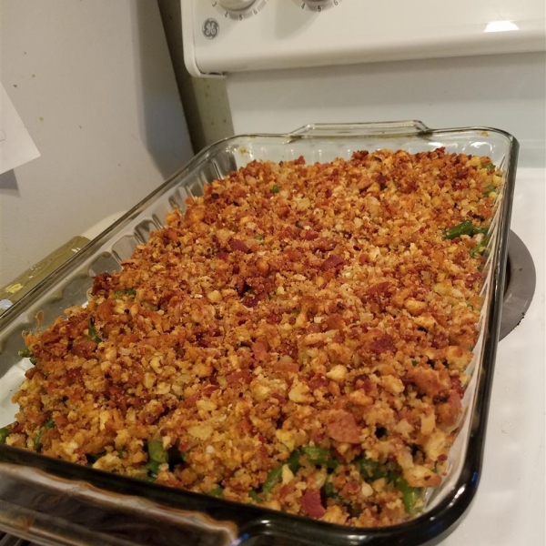 A+ Green Bean and Walnut Casserole