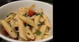 Penne, Tomato, and Mozzarella Salad