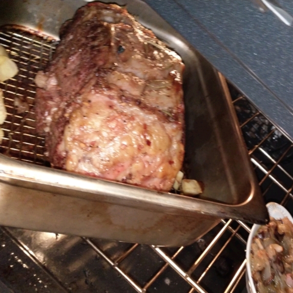 Brian's Garlicky Prime Rib