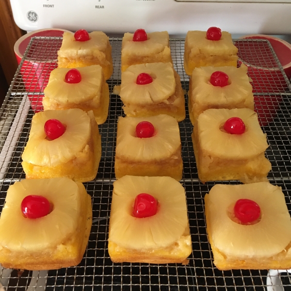 Pineapple Upside-Down Cupcakes