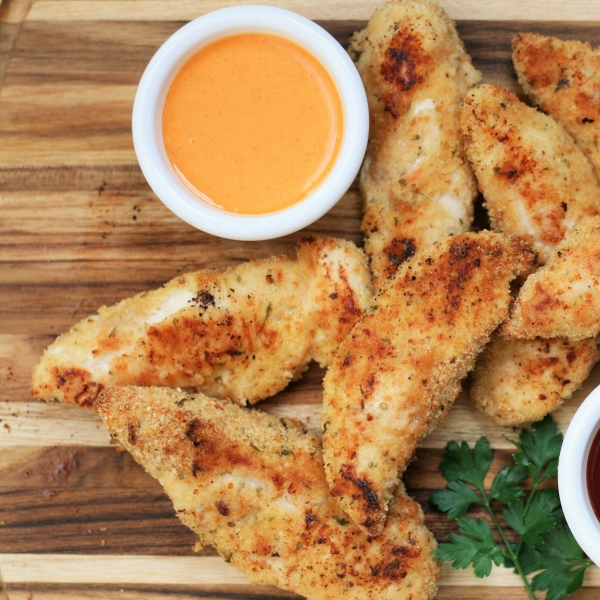 Crispy Baked Chicken Strips