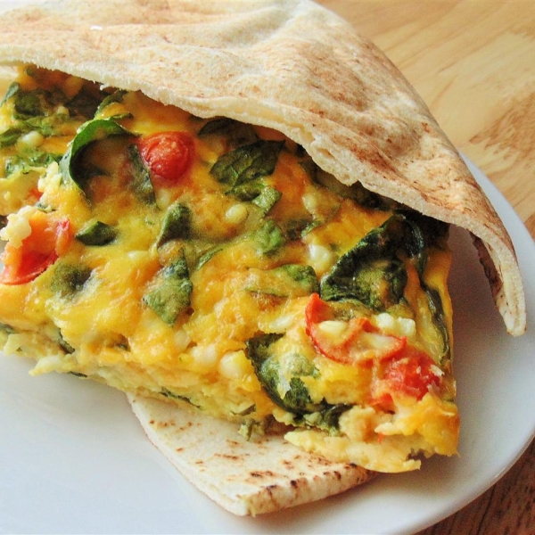 Spinach and Tomato Pita Filling