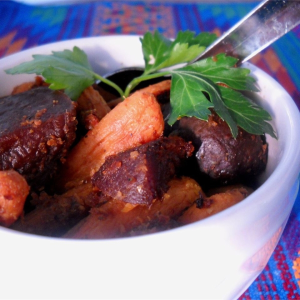 Citrus-Ginger Roasted Beets and Carrots