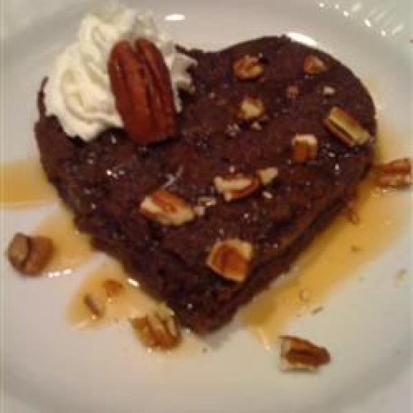 Caramel Brownie Hearts