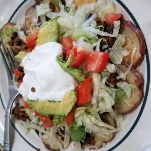 Mexican Potato Nachos