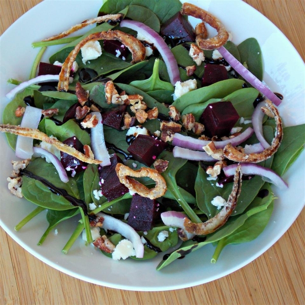 Spinach and Beet Salad