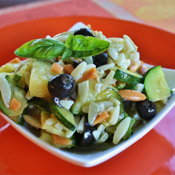 Orzo and Zucchini Salad