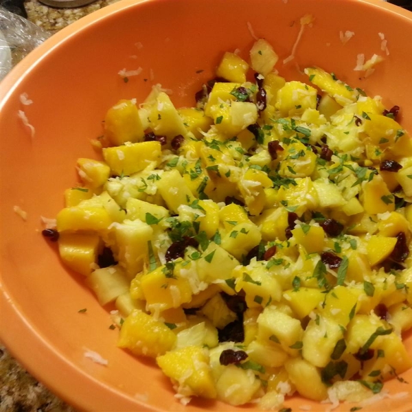 Mango Pineapple Salad with Mint