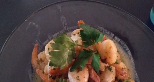 Sauteed Shrimp with Garlic, Lemon, and White Wine