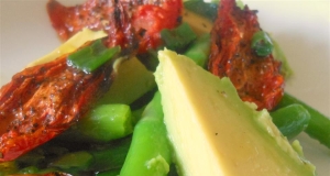 Asparagus, Avocado and Slow-Roasted Tomato Salad