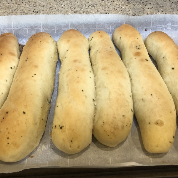 Super Fluffy Bread Sticks