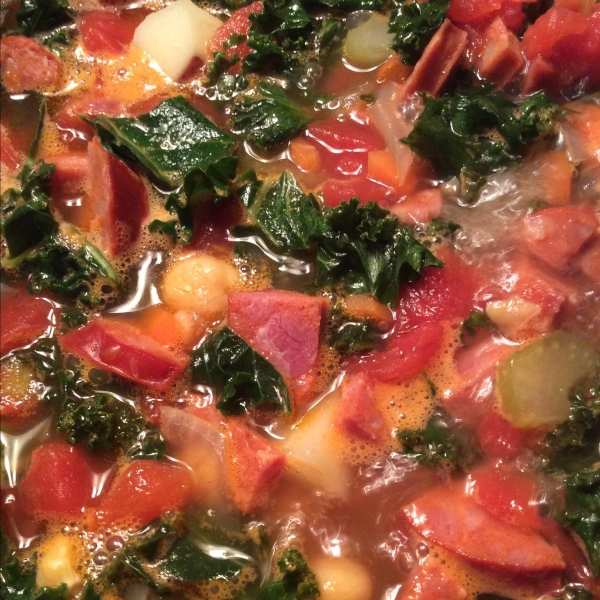 Portuguese Sausage Soup