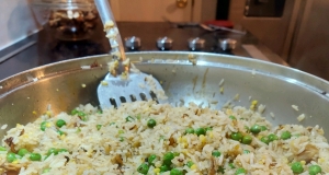 Fried Rice with Bacon and Sriracha