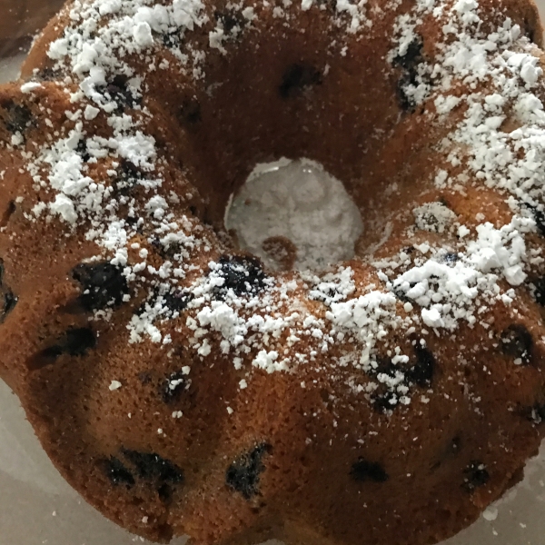 Blueberry Cream Cheese Pound Cake I