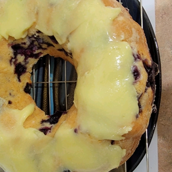 Blueberry Cream Cheese Pound Cake I