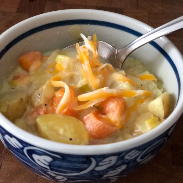 Instant Pot Potato, Leek, and Carrot Soup