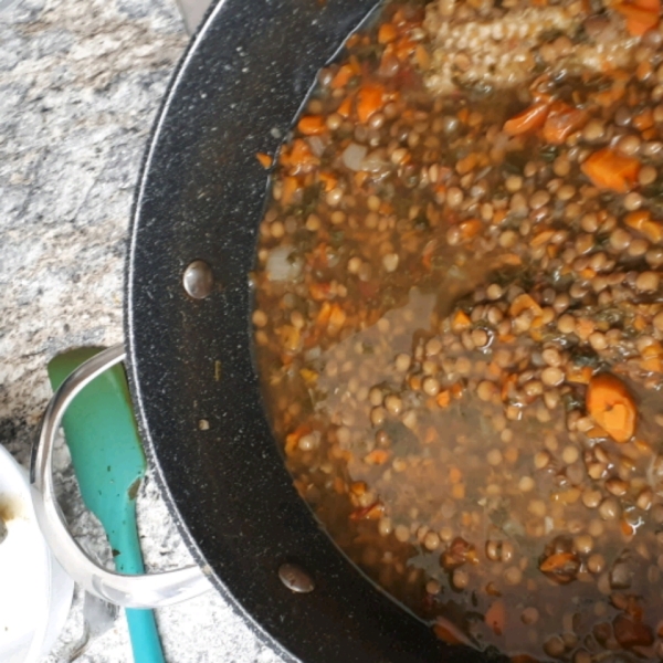 Moroccan Lentil Soup with Veggies