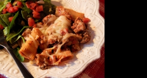 Skinny Pasta Bake with Ground Turkey