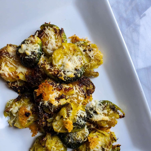 Easy Smashed Brussels Sprouts