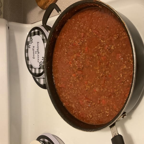 Spaghetti Sauce with Ground Beef