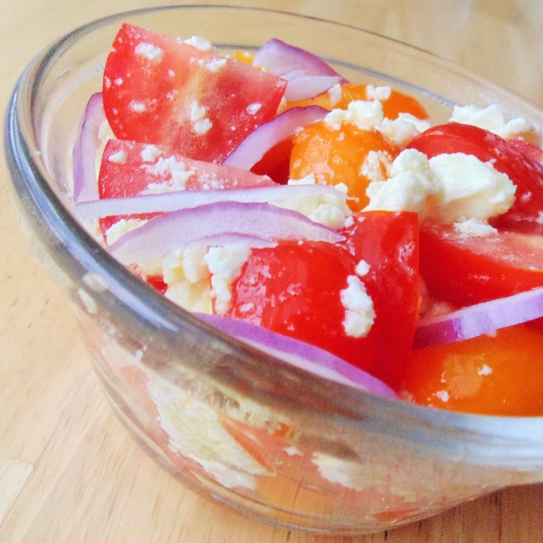 Simple Feta Cheese Salad