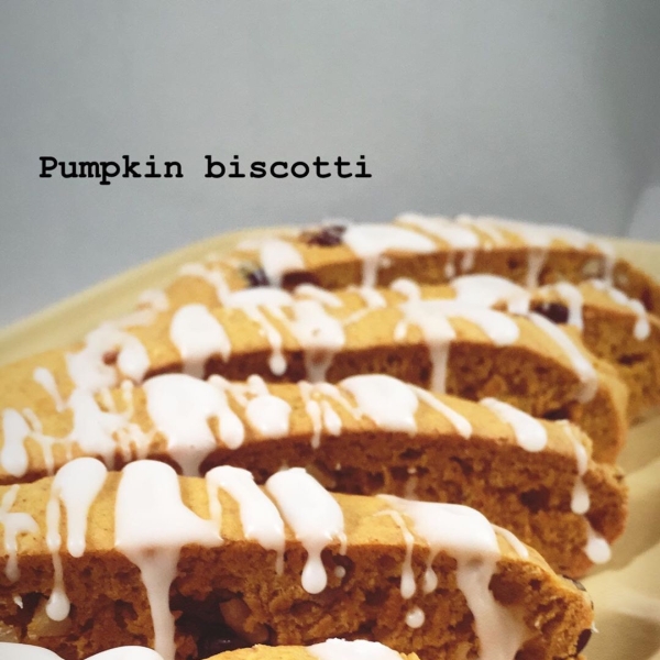 Pumpkin Pecan Biscotti